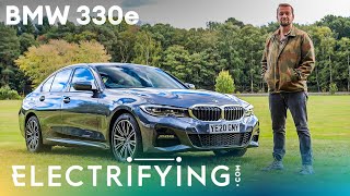 BMW 330e plugin hybrid 2020 Indepth review with Tom Ford  Electrifying [upl. by Delwyn]