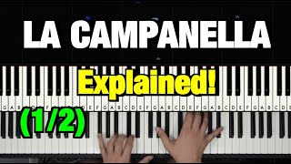 HOW TO PLAY  LISZT  LA CAMPANELLA PIANO TUTORIAL LESSON Part 1 of 2 [upl. by Habas656]