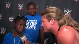 Jarrius Robertson interviews WWE Superstars at SmackDown LIVE [upl. by Haziza224]