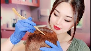 ASMR School Nurse Lice Check [upl. by Anaujait]