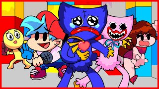 HUGGY WUGGY VS FRIDAY NIGHT FUNKIN ANIMATION COMPILATION 11 [upl. by Ifen675]