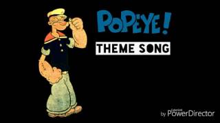 Popeye The Sailor Theme Song Lyrics [upl. by Neirual931]