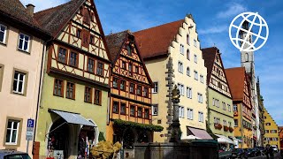 Rothenburg ob der Tauber Germany Amazing Places 4K [upl. by Ellennoj]