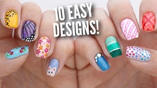 10 Easy Nail Art Designs for Beginners The Ultimate Guide 5 [upl. by Nabalas949]