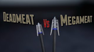 Deadmeat vs Megameat  G5 Mechanical Broadhead Review [upl. by Fredenburg]