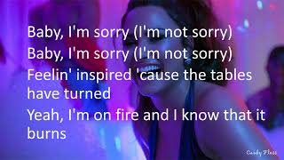 Demi Lovato  Sorry Not Sorry Clean Lyrics [upl. by Elin]