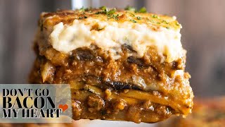 Outrageously Delicious Greek Moussaka [upl. by Ike]