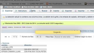 Base de Datos  Consulta Basica  SQL MySql  phpMyAdmin [upl. by Lubet]