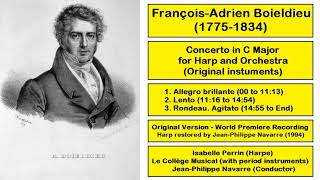 FrancoisAdrien Boieldieu 17751834  Concerto in C Major for Harp and Orchestra [upl. by Adaminah]