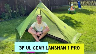 3F UL Gear Lanshan 1 Pro review  690 gram ultralight budget tent [upl. by Pacien584]