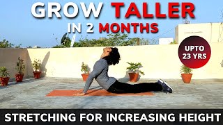 Best STRETCHING EXERCISES to GROW TALLER How to Increase Height after 20 Height increase exercises [upl. by Maya842]