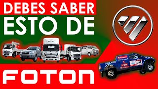 ¿De DÓNDE es la Marca FOTON AQUÍ se FABRICAN los modelos MÁS VENDIDOS de CAMIONETAS y CAMIONES 2025 [upl. by Hiroshi]