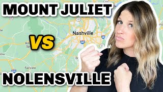 Nolensville VS Mount Juliet TN Nashville TN Suburbs BATTLE [upl. by Zil]