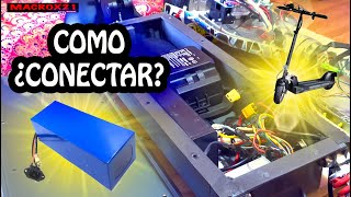 COMO PONER BATERIA EXTRA EN PATINETE ELECTRICO [upl. by Noyerb358]