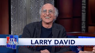 Larry David Reminisces About Colberts Guest Spot On quotCurb Your Enthusiasmquot [upl. by Weinstock509]