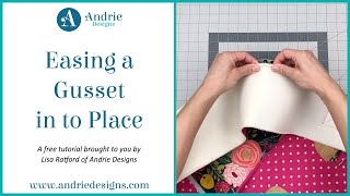 FREE Tutorial – Easing a Gusset in to Place  Andrie Designs [upl. by Ferullo]