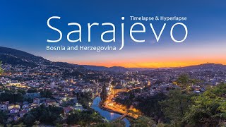 Sarajevo Bosnia and Herzegovina Timelapse amp Hyperlapse [upl. by Miksen439]