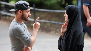 MUSLIM WOMAN SLAPPED IN PUBLIC EXPERIMENT [upl. by Agamemnon]