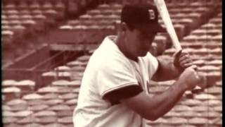 Batting with Ted Williams from 16mm film by RampM Video [upl. by Hubble]