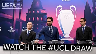 UEFA Champions League Round of 16 Draw [upl. by Aenat]