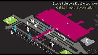 Ścieżka pasażera w Kraków Airport  Learn how to navigate the new Kraków Airport terminal [upl. by Mitzi]