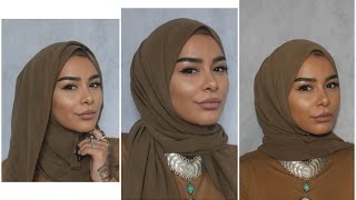 3 Easy Chiffon Hijab Styles [upl. by Alicirp292]