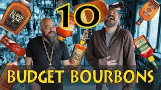 Top 10 Budgetish Bourbons according to whiskey lovers [upl. by Annazor]