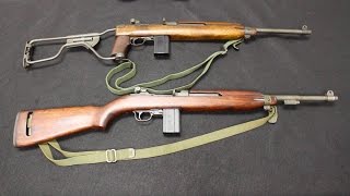 M1A1 Paratrooper Carbine vs M1 Carbine [upl. by Colombi711]