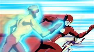 SPOILERS Young Justice Season 2 Finale Clip Kid Flash [upl. by Allehs]