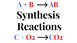 SYNTHESIS REACTIONS [upl. by Kosse502]