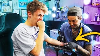 GETTING MY FIRST TATTOO 😱 [upl. by Blossom91]