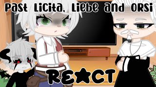 Past Licita Liebe amp Orsi react  Black Clover  Kuro ルビー [upl. by Rekyr971]