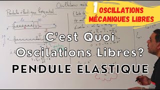 Partie 1 Oscillations mécaniques libres SV amp SG [upl. by Eednar]