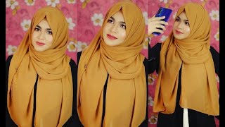 Without Inner Cap amp Full Coverage Chiffon Hijab Style  EP1 Chiffon Freak  MUNA [upl. by Selim]