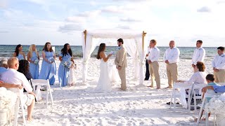 Destin Florida Beach Wedding  Dakota amp Payton Destination Wedding [upl. by Eelak]