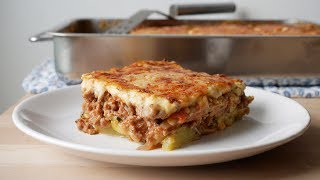 Zucchini Moussaka Rezept  Greek Moussaka with Zucchinis Recipe  ENG SUBS [upl. by Corrina]