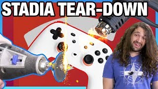 Google Stadia Controller TearDown amp Disassembly Nightmare [upl. by Tnahsin]