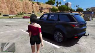 Range Rover Sport SVR Real Sound Mod GTA 5 [upl. by Siraval945]