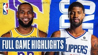 LAKERS at CLIPPERS  FULL GAME HIGHLIGHTS  March 8 2020 [upl. by Hofstetter]