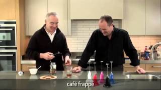 How to make a frappé coffee using an aerolatte milk frother [upl. by Mufi]