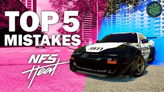 TOP 5 MISTAKES PLAYERS MAKE in NFS HEAT [upl. by Yle]