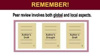 Peer Review Commenting Strategies [upl. by Alaham301]