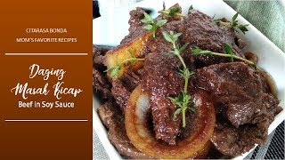 Masakan simple Daging Masak Kicap  Malaysian recipes  Meat in Soy Sauce [upl. by Oker]