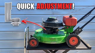 How to Adjust RPM on a Lawnboy [upl. by Nirre]