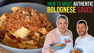 How to Make AUTHENTIC BOLOGNESE SAUCE Like a Nonna from Bologna [upl. by Aikahs]