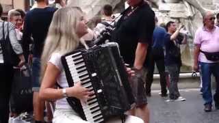 Piazza Navona accordion player [upl. by Annayhs919]