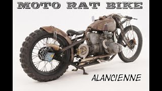 moto rat bike custom bobber steampunk [upl. by Eecats]