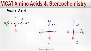 Amino Acid Stereochemistry R and S vs D and L Configuration [upl. by Anaujahs]