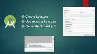 CreateUse keystore  Generate Signed APK  Android Studio Tutorial [upl. by Racso]