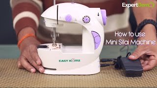 Portable Sewing Machine Detailed review  How to use it for everyday work mini silai machine [upl. by Erot]